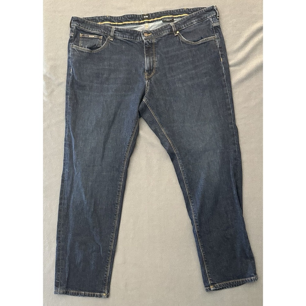 Boss Hugo Boss Candiani Blue Jeans Mens Size 44x29 Italian Fabric